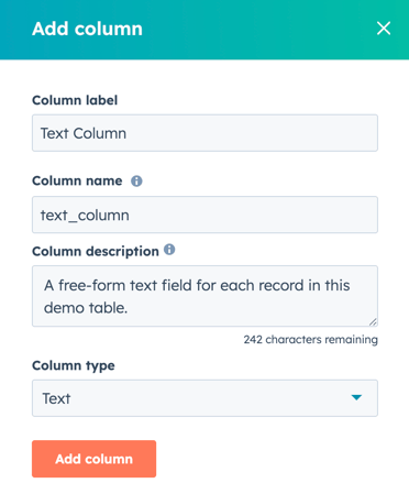 Build Out Columns
