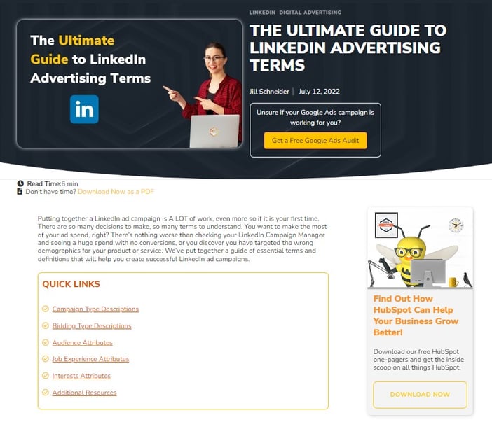 The Ultimate Guide to LinkedIn Advertising Terms